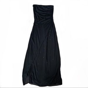 Black floor length gown